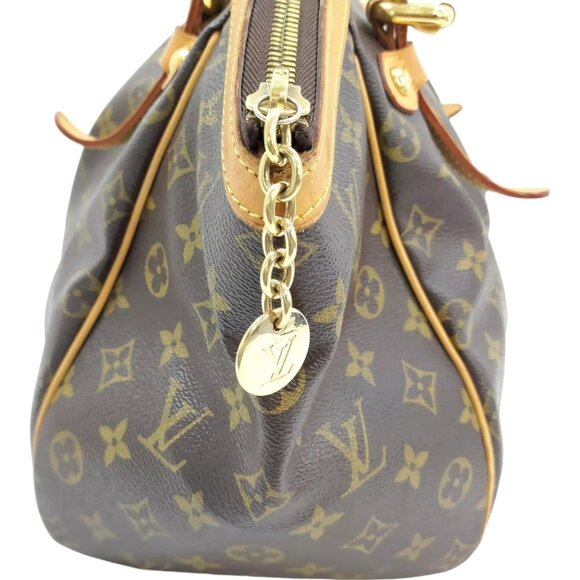 072411AL (S6) Louis Vuitton Tote Bag Tivoli GM Brown Monogram - Picture 2 of 9